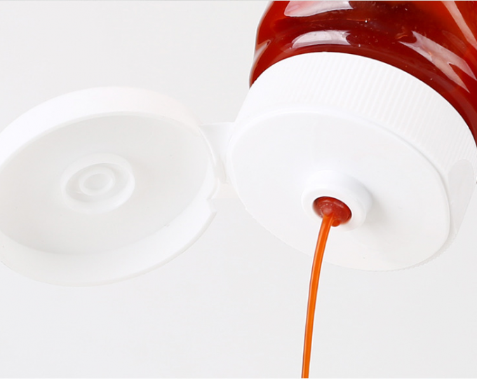 زجاجات توابل بلاستيكية بصلصة الطماطم 16 أونصة عديمة الرائحة 3