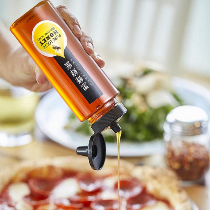 زجاجات المشروبات البلاستيكية ضغط شراب 350 جم 250 جم 4