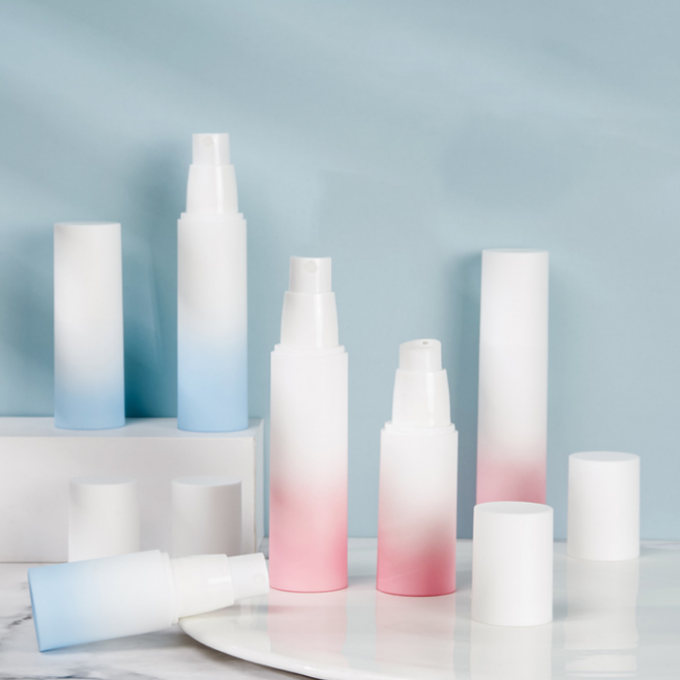 عبوات مستحضرات التجميل البلاستيكية المتدرجة 50 جرام 3.3 * 14.5 سم 2