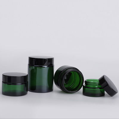 5g 10g 15g 20g 30g 50g 100g Black Clear Amber Purple Glass Cream Jar With Plastic Cap