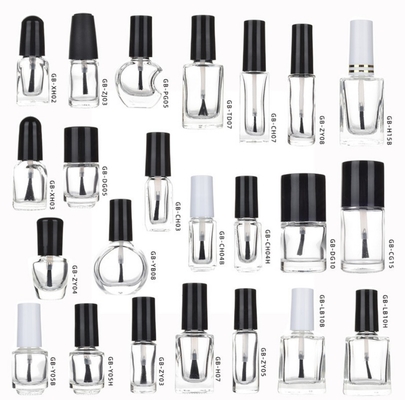 Glass 15ml Empty Nail Polish Bottles H2.6in