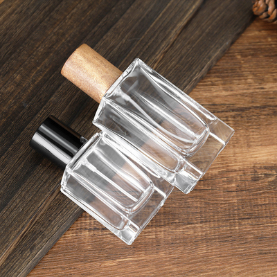 Empty Square 0.5oz Portable Refillable Perfume Bottle Bayonet Recycle
