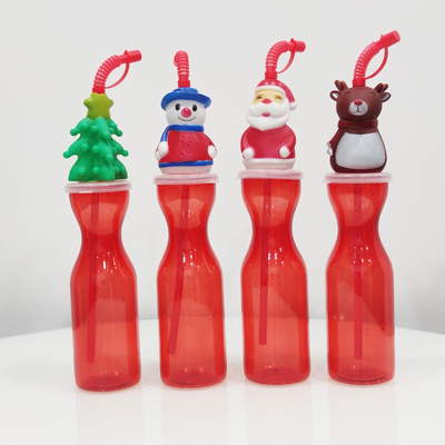 ODM Christmas Decoration Plastic Beverage Bottles Snowman AZO Free 17oz