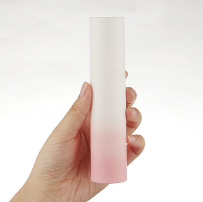 Frosted Airless Lotion Spray Plastic Cosmetic Containers Gradient 50g 3.3*14.5cm