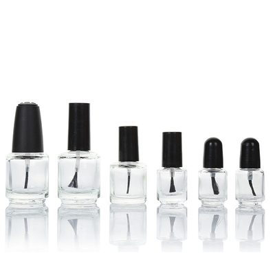 OEM Empty UV Gel Nail Polish Bottle 5ml 15ml With Brush Screen Printing