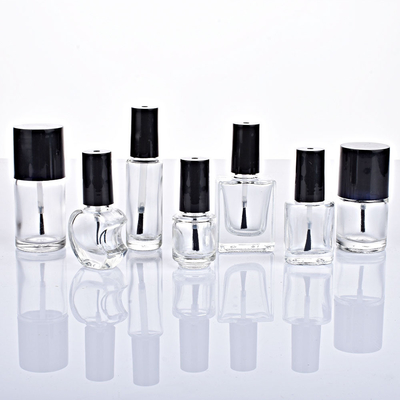 OEM Empty UV Gel Nail Polish Bottle 5ml 15ml With Brush Screen Printing