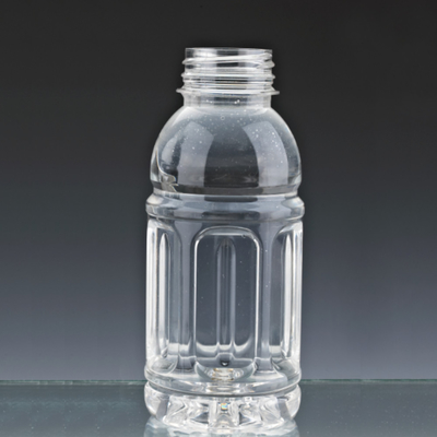 ISO14001 Round 12oz PET Hot Fill Bottle Plastic 38mm Neck Juice