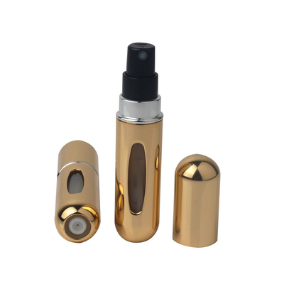 Perfume Atomizer Spray Aluminum Cosmetic Bottles 80*16.5mm Reusable 5ml 8ml