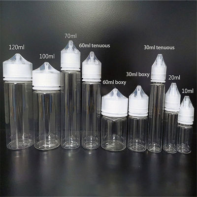 Cigarette Oil Dropper Plastic Cosmetic Containers 50ml 60ml