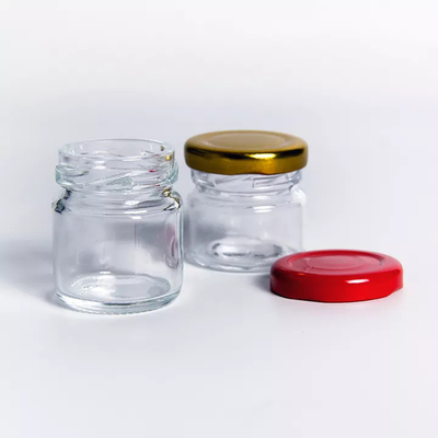 Durable Bird Nest Cylinder Glass Storage Bottles 35ml 1.2oz Adding Tags