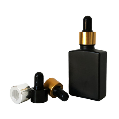 Frosted Rectangle Square Glass Dropper Bottle Liquid Matte Small Tasteless 30ml