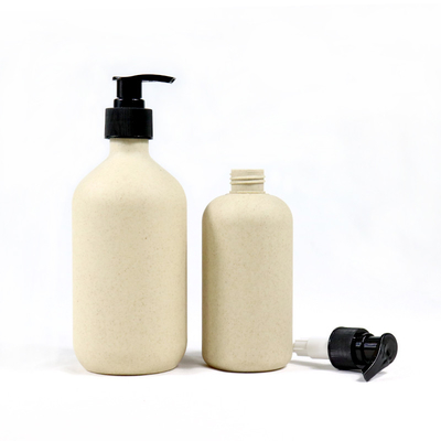 Degradable Cosmetic Plastic Lotion Pump Bottle 250ml Recyclable For Face Cream