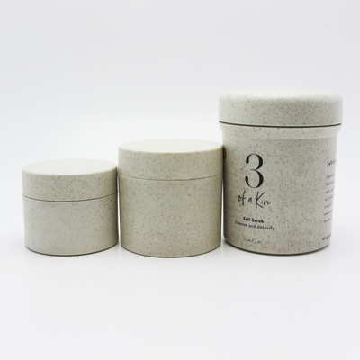 5g 10g 30g Wheat Straw Biodegradable Cosmetic Jars For Skin Care Cream