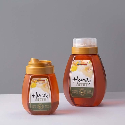 300g 500g 1000g Honey Bottles Reflux Inlet Sealing Plastic Seasoning Bottles