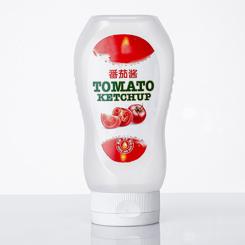 QZH 330ml Plastic Seasoning Bottles Ketchup And Mustard Squeeze Bottles Squeezable
