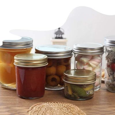 Good price OEM الشوفان بين عشية وضحاها زجاجات تخزين زجاجية جيلي بارفيت جرة محكمة الإغلاق الانترنت