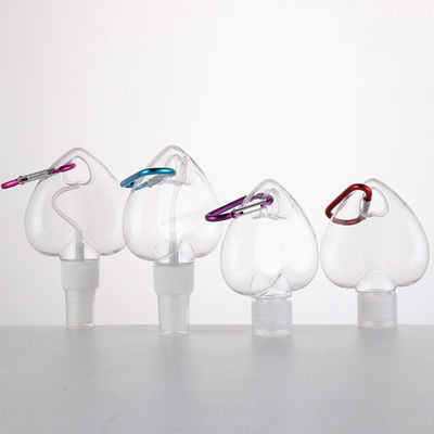 Good price 60ml 50ml الكحول المفاتيح رذاذ زجاجات فارغة القلب هوك PET الانترنت