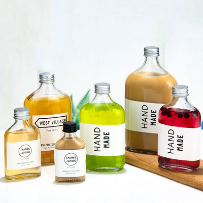 Good price زجاجات زجاجية مسطحة زجاجية خالية من الزجاج من PB بحجم 500 مل لعصير الفودكا الانترنت